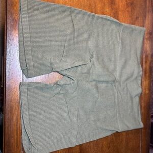 Olive Green Women's Bike Shorts